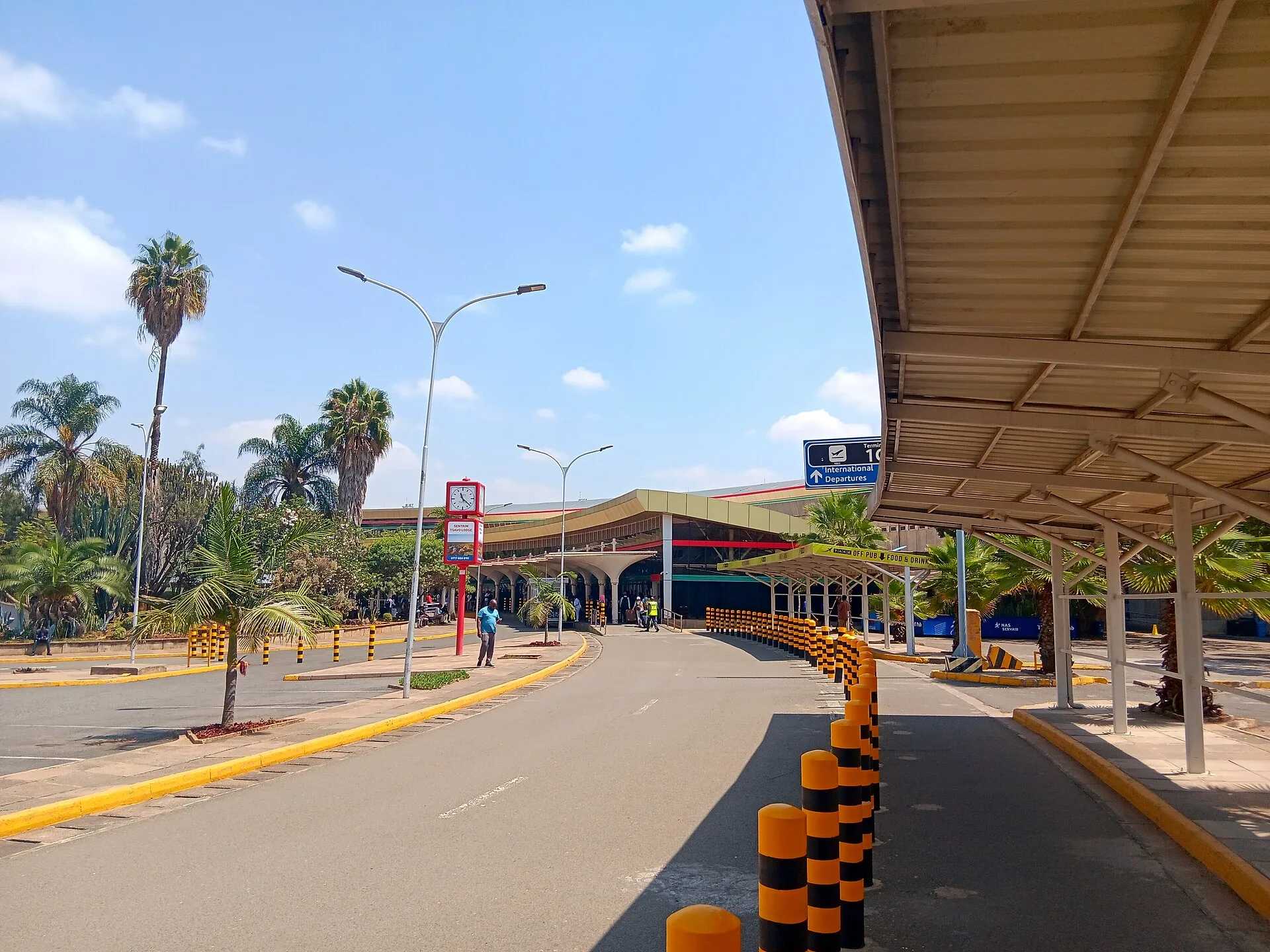À l'arrivée à Nairobi